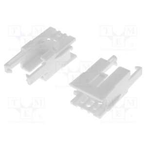 ROMI CHASSIS MOTOR CLIP PAIR - WHITE POLOLU