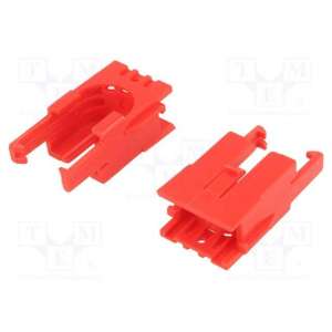 ROMI CHASSIS MOTOR CLIP PAIR - RED POLOLU