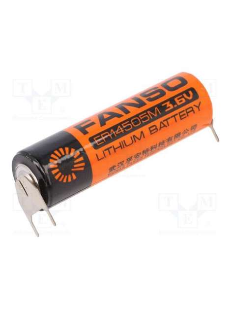 ER14505M/S FANSO - Batteria: al litio, 3,6V; AA; 2100mAh; Ø14,5x50,5mm;  FANSO-ER14505M/S